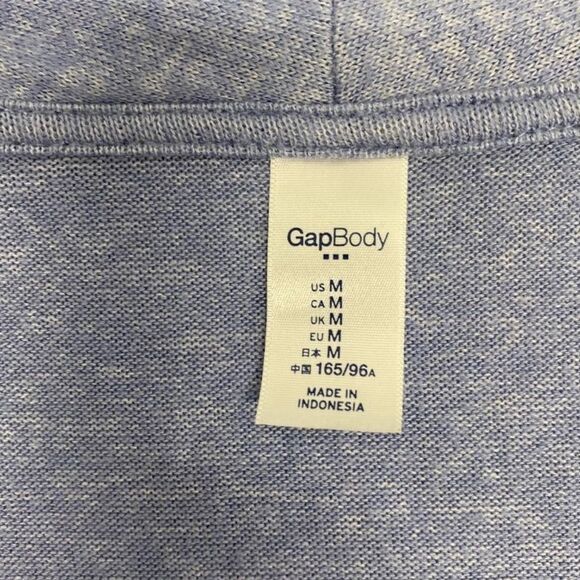 Gap Body Blue Heather Open Front Cardigan size Medium - Picture 3 of 4